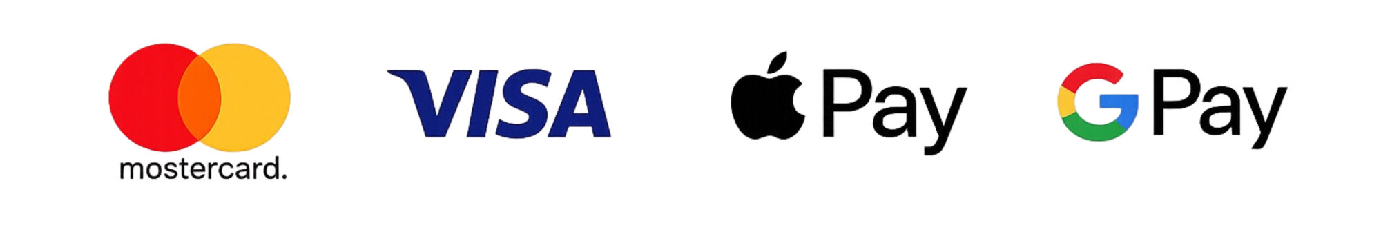 Accepted payment methods